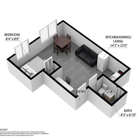 Chic Large Studio Apt Near Ocean Drive South Beach Маямі-Біч Екстер'єр фото