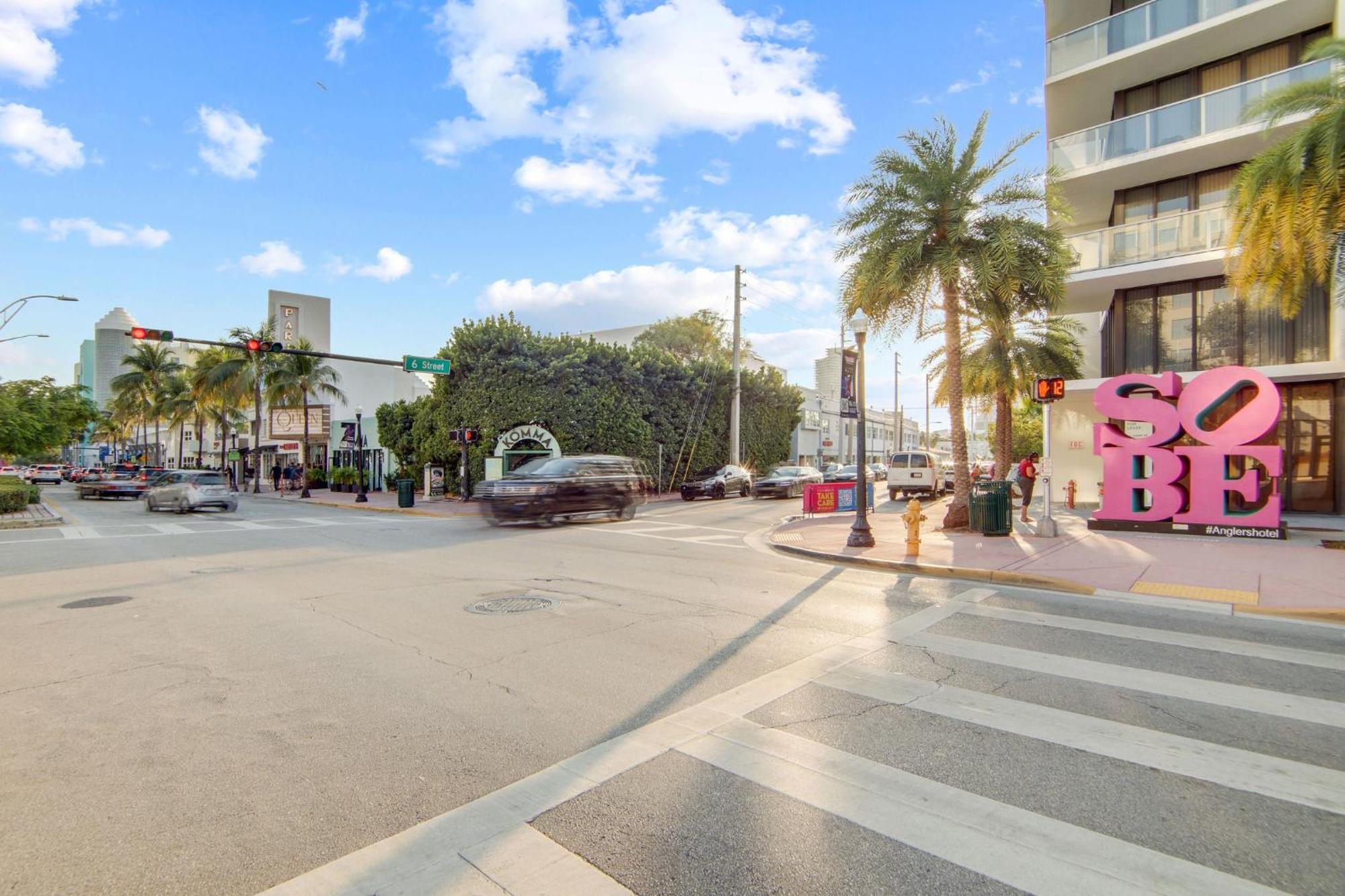 Chic Large Studio Apt Near Ocean Drive South Beach Маямі-Біч Екстер'єр фото